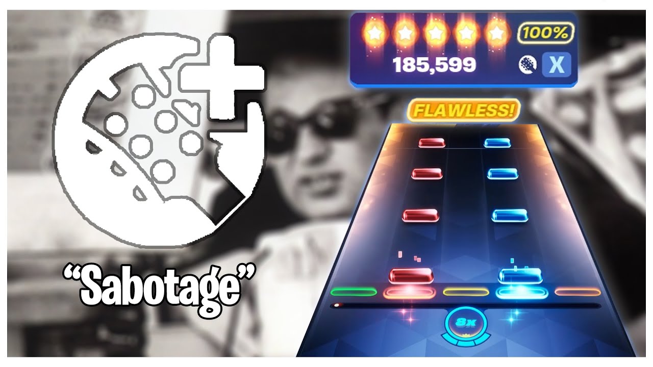 Fortnite Festival "Sabotage" Expert Pro Lead 100 Flawless YouTube