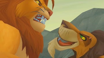 Kingdom Hearts Characters | Simba & Scar