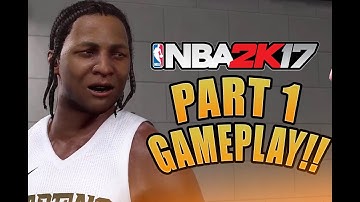 NBA 2K17 PRELUDE MYCAREER PART 1 - GAMEPLAY!!