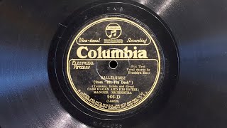 Hallelujah! • Cass Hagan and His Hotel Manger Orchestra (EMG Mark Xb Oversize Gramophone)