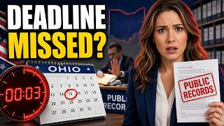 How to check a public records response deadline in Ohio