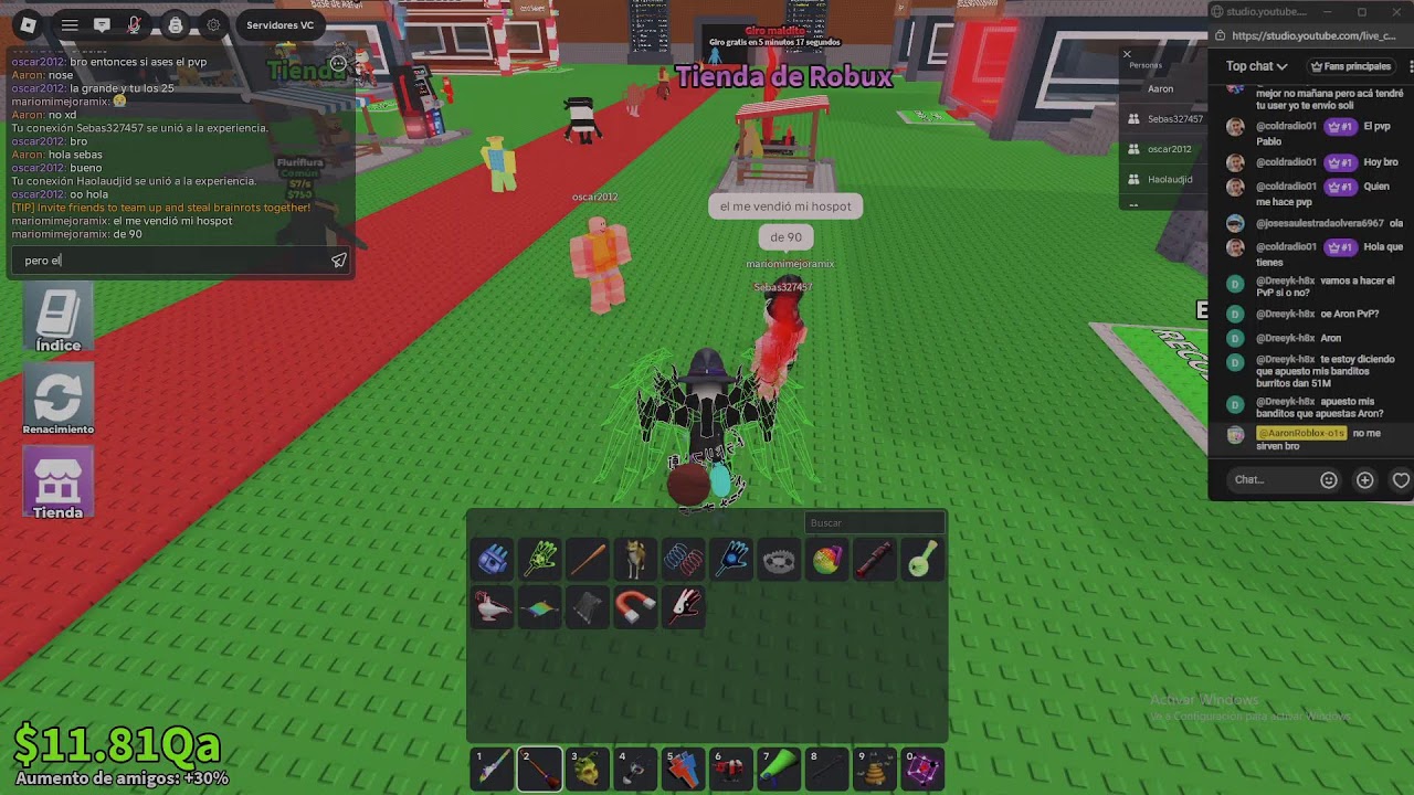 Tradeando en roba un brainrot user: aaron020s