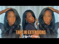 TAPE IN EXTENSIONS FOR THE FIRST TIME FT: MAXFULL HAIR *Super Beginner Friendly*