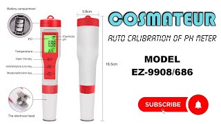 How to auto calibrate MODEL EZ9908/686 pH Meter