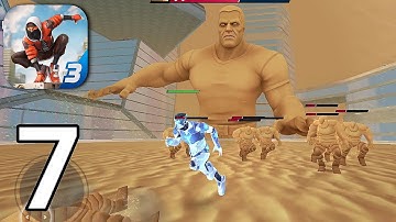 Spider Fighter 3 - Gameplay Walkthrough Part 7 - Fight Sandstroke (IOS,Android)