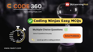 ✅48. Coding Ninjas MCQs Answered: Your Ultimate Study Resource | Practice | 10 July 2024 | Naukri