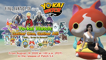 Final Fantasy XIV and Yo-Kai Watch Collaboration 2020