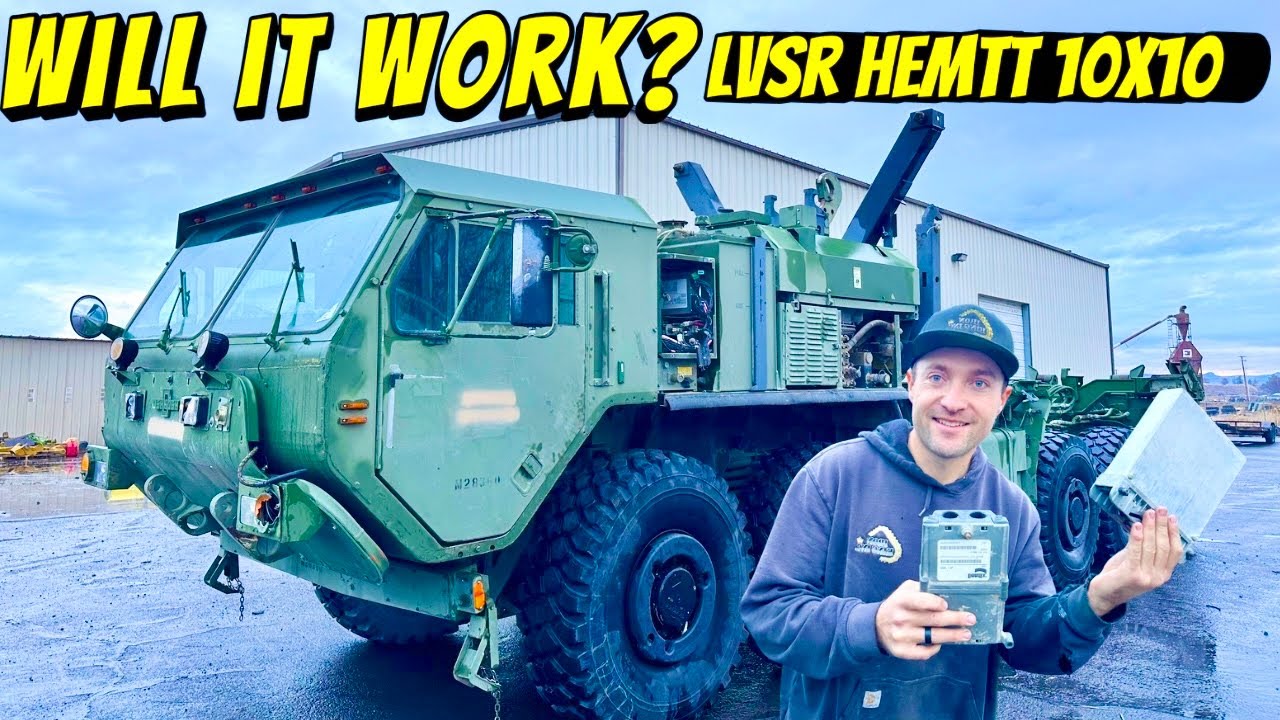 БУДУТ ЛИ ЭТИ ЭБУ за 20 000 долларов США РЕМОНТИРОВАТЬ САМУЮ ДЕШЕВУЮ ПОДВЕСКУ LVSR HEMTT?!?!?!!