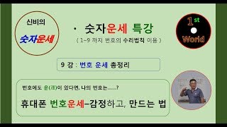 핸드폰 번호운세 &amp; 사주에 좋은 핸드폰 번호 만들기