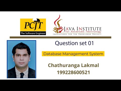 Data Base Task 01 |Create a Database Using Workbench | 1st Year | Java Institute Chathuranga Lakmal
