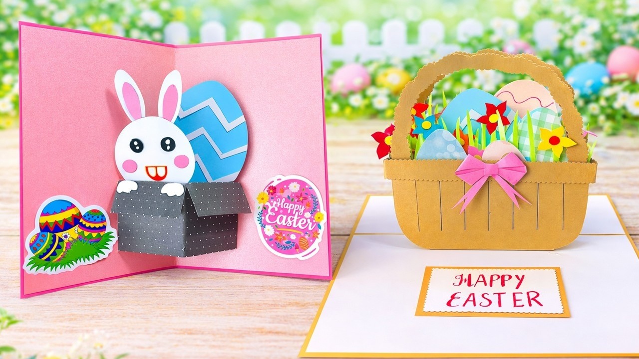 STOP Scrolling! 2 DIY Pop Up Easter Cards 🐰🐣 | Easy 3D Ideas | DG ...