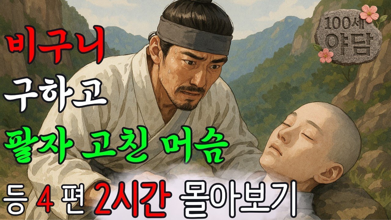 처녀를 구하고 보답을 받은 머슴들 총 2시간 21분 몰아보기 / 야담·민담·전설·설화·옛날이야기·야사·오디오북