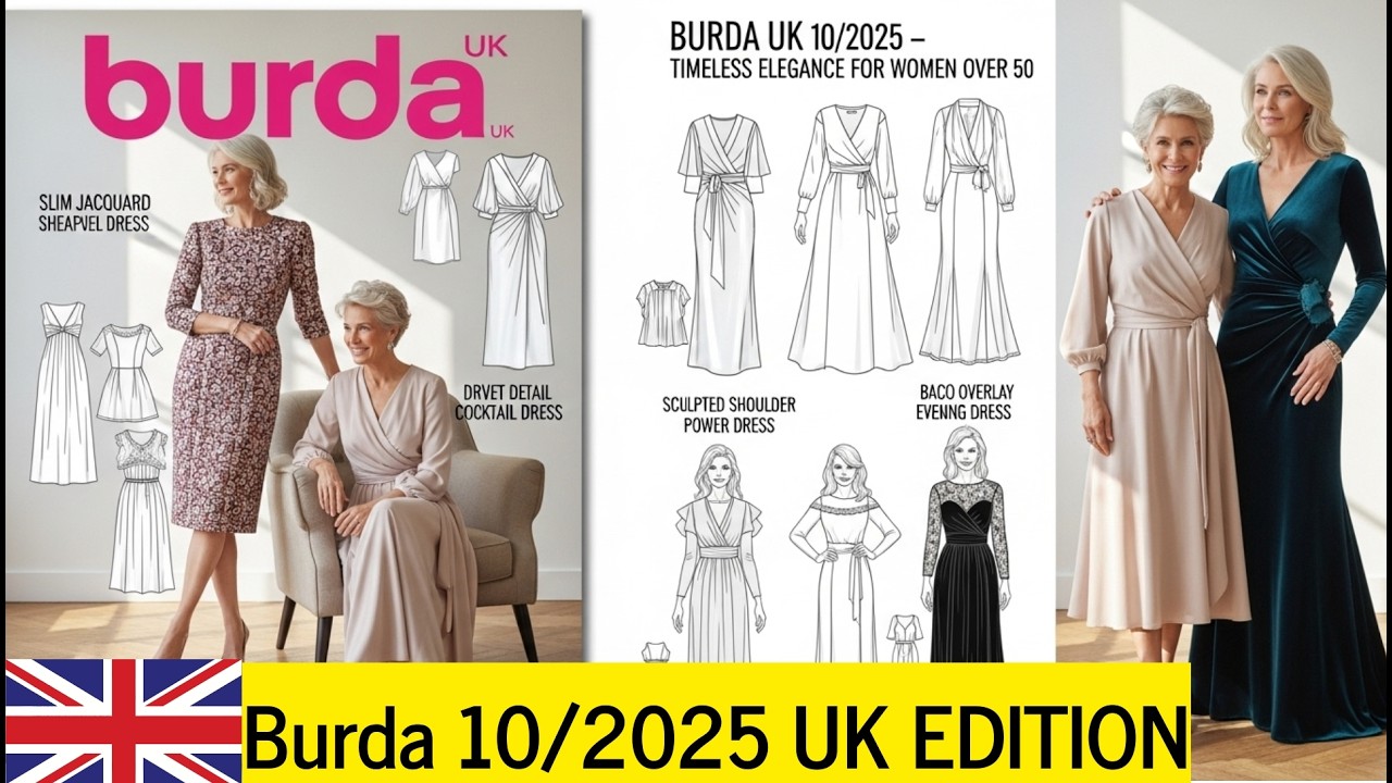 Burda 10/2025 Technical Drawings & Style Guide | Burda 10/2025 UK Edition