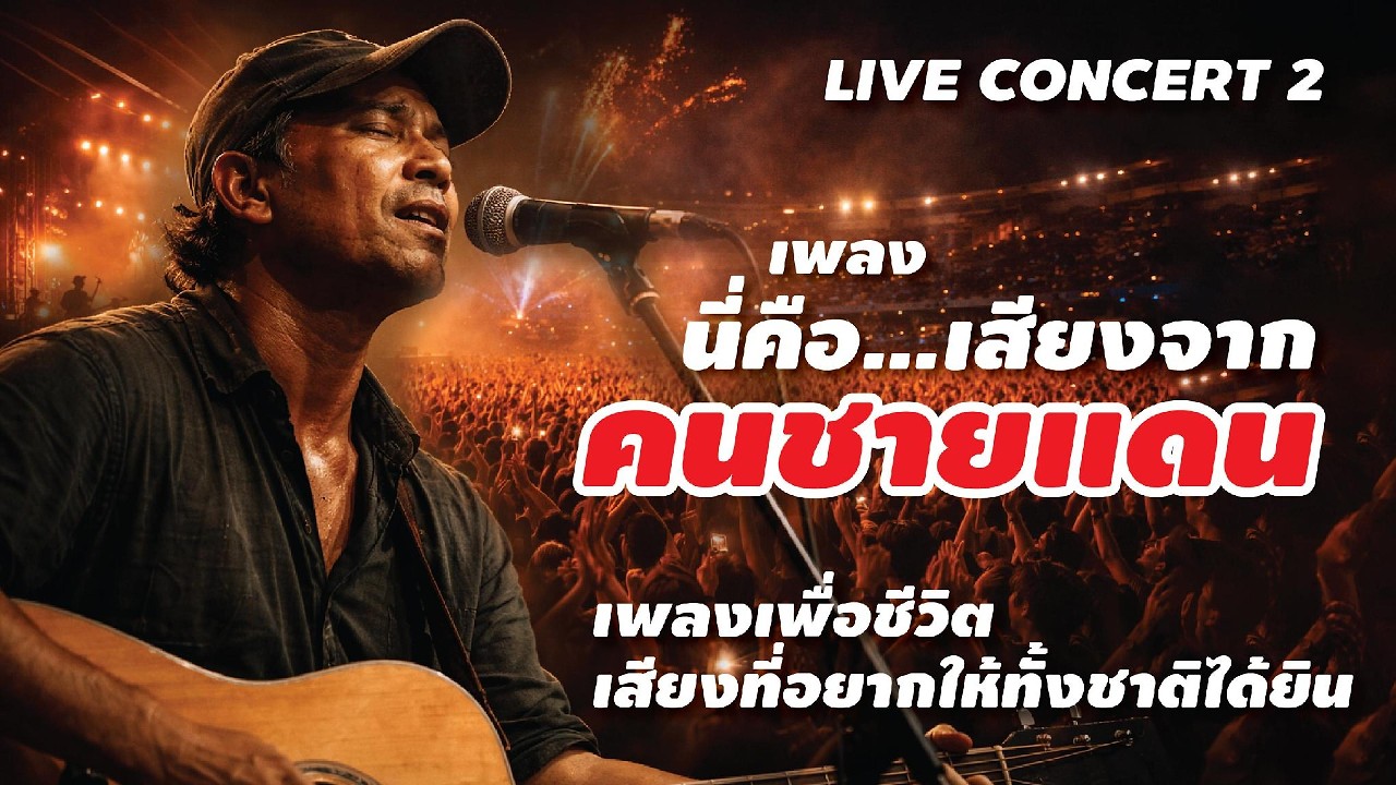 เพลงนี่คือ...เสียงจากคนชายแดน | เพลงเพื่อชีวิต | เสียงที่อยากให้ทั้งชาติได้ยิน | LIVE CONCERT 2