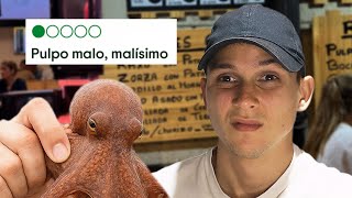 El PEOR SITIO DE COMIDA según RESEÑAS EN ESPAÑA, GALICIA 🇪🇸 