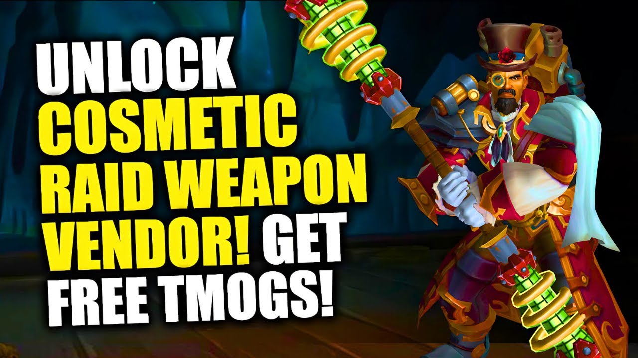 Get FREE Raid Cosmetic Weapons This Week! Counterfeit Dealer's Chip | Sando the Rat | WoW 11.1.5