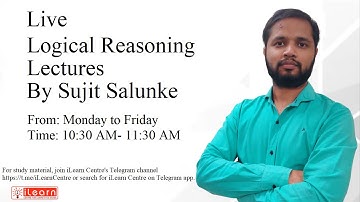 || Live || Logical Reasoning || Lecture || Sujit Salunke