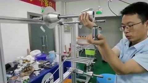 Mask machine fabric roll installation tutorial