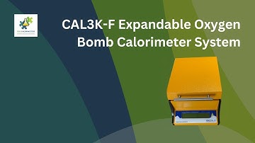 CAL3K-F Expandable Oxygen Bomb Calorimeter System - System Options