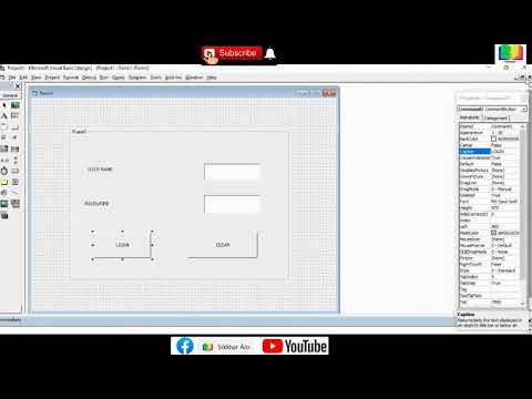 How to Create Login Form in VB 6.0 ||No DataBase ||VB 6.0 Tutorial || #Bengali_Version