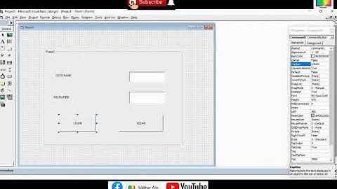 How to Create Login Form in VB 6.0 ||No DataBase ||VB 6.0 Tutorial || #Bengali_Version