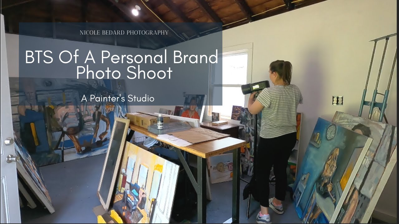 Behind The Scenes Of A Brand Photo Shoot: Painting Studio