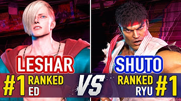 SF6 🤜 LeShar (#1 Ranked Ed) vs Shuto (#1 Ranked Ryu) 🤛 Street Fighter 6 High Level Gameplay