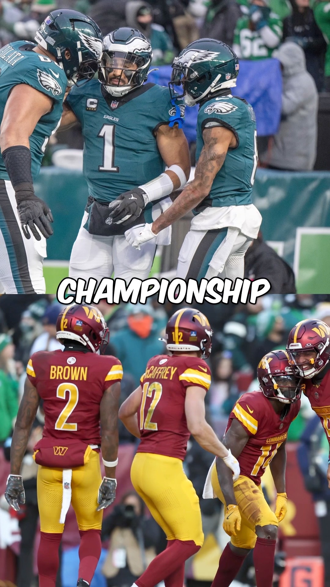 The Eagles vs Commanders will be cinema ??￼