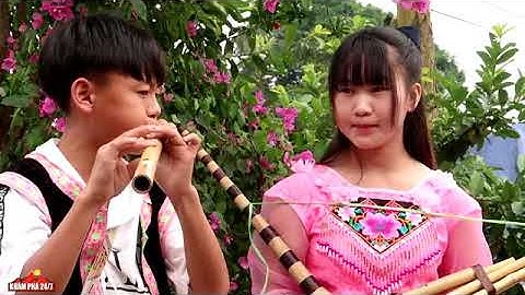Cậu bé thổi sáo cực hay tại Chợ Tình khâu vai -mèo vạc. Hà giang