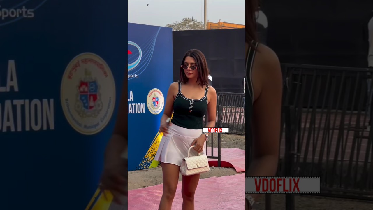 💫 Ruhi Singh spotted at the All Stars Tennis Ball Cricket League 💚🦋