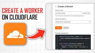 How to Create a Cloudflare Worker (Full Guide)