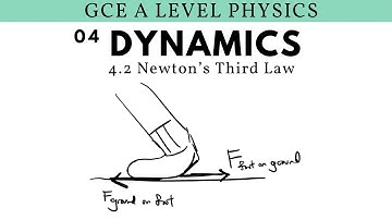 GCE A Level Physics | Newtons Third Law (Dynamics Chapter)