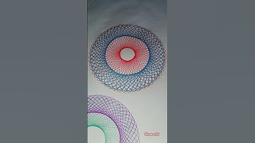 This Spirograph Art Is Too Perfect 😱 | Oddly Satisfying #Shorts
