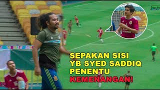 Perlawanan Penuh Bola Sepak Team Pilihan YB Syed Saddiq vs Dugong All Stars Hari Sukan Negara 2018