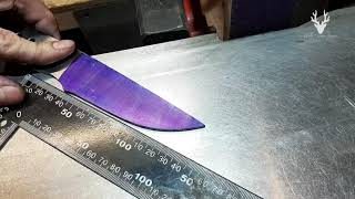 Making a camping knife Part #1