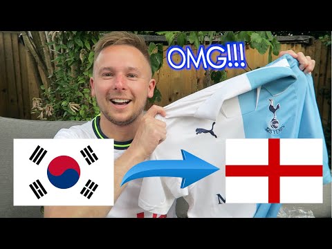 OMG A 대한민국 SOUTH KOREA viewer sent me this LIMITED EDITION TOTTENHAM SHIRT!!!