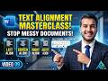 Video 09: How to Align and Justify Text in MS Word | Step-by-Step (Urdu/Hindi) | ABM Tech