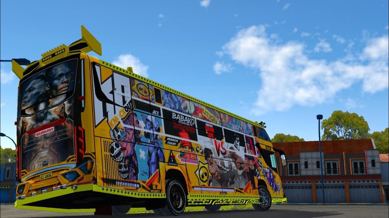 Bus simulator Indonesia kenya gameplay + livery 