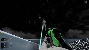 Playing death match with bots on a rainy day, open source [Unreal engine 4]