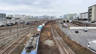 EF210-127牽引 4093列車 東京貨物ターミナル駅出発