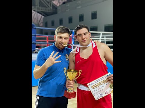 27-02-2022(+92kg) RED TaTo Sharikadze VS BLUE. Sandro Tsertsvadze.Georgian Youth Boxing Champ.final.