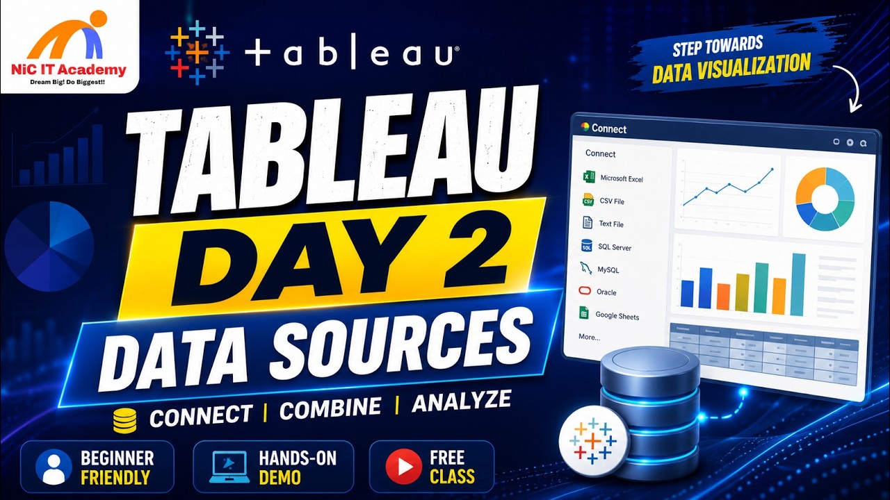 Tableau Day 2 - Data Sources - YouTube