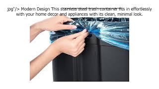 Special Discount on Amazon Basics 50 Liter / 13.2 Gallon Soft-Close Trash Can with Foot Pedal screenshot 5