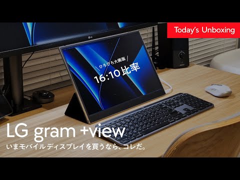 LG gram ＋view モバイルモニター　ケース付き