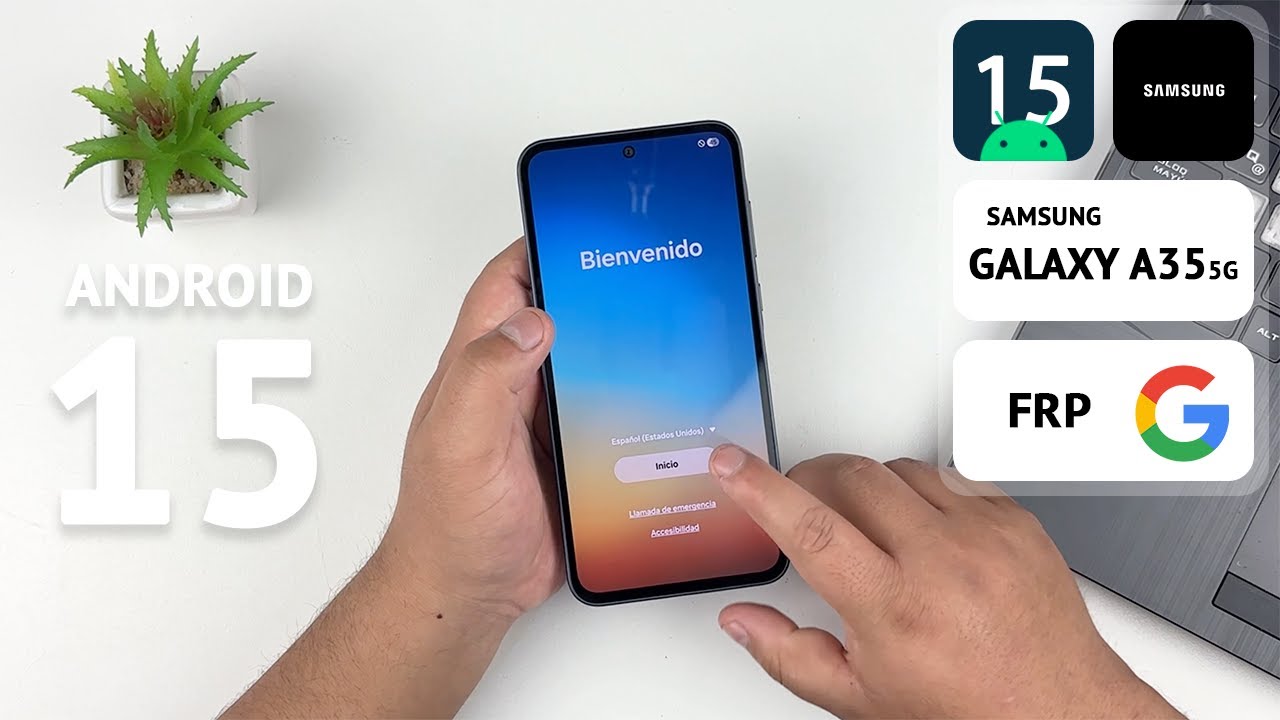 Eliminar Cuenta de Google Samsung Galaxy A35 5G | Android 14 & 15 - YouTube