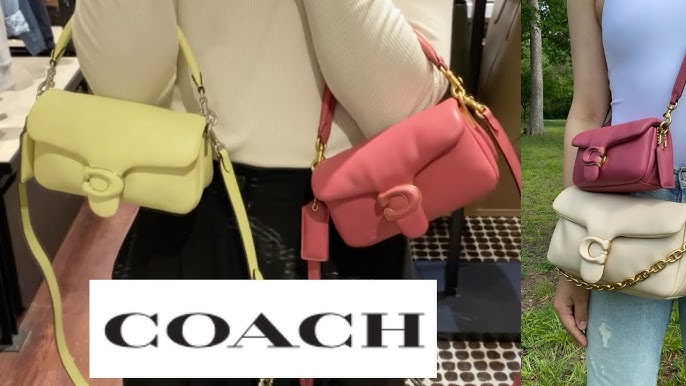 COACH MINI PILLOW TABBY 18 IN ROUGE: What Fits & Where It's Not