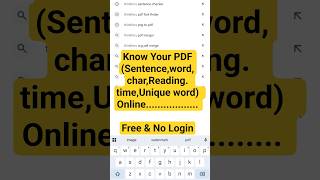Ultimate PDF Text Counter: Count Sentences, Words, Characters &amp; Reading Time!