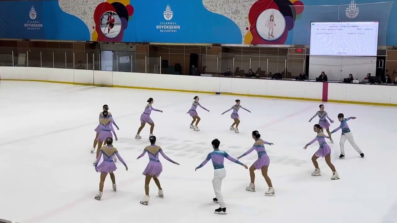 Senkronize Buz Pateni Türkiye Şampiyonası- Junior Birincisi Team Unique Poise- İpek Demirsoy