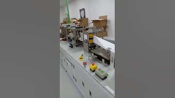 Surgical Mask Machine and Folding Mask Machine working video in customer factory