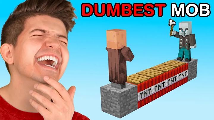 Testing Minecraft Mob IQ To See How DUMB They Are!